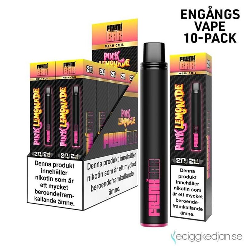 Frunk Bar | Pink Lemonade | Engångsvape | 10pack