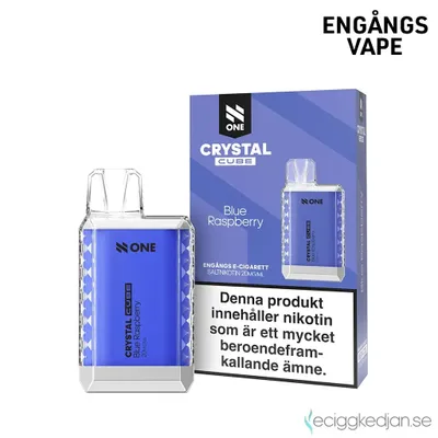 N One Crystal Cube | Blue Raspberry | Engångsvape