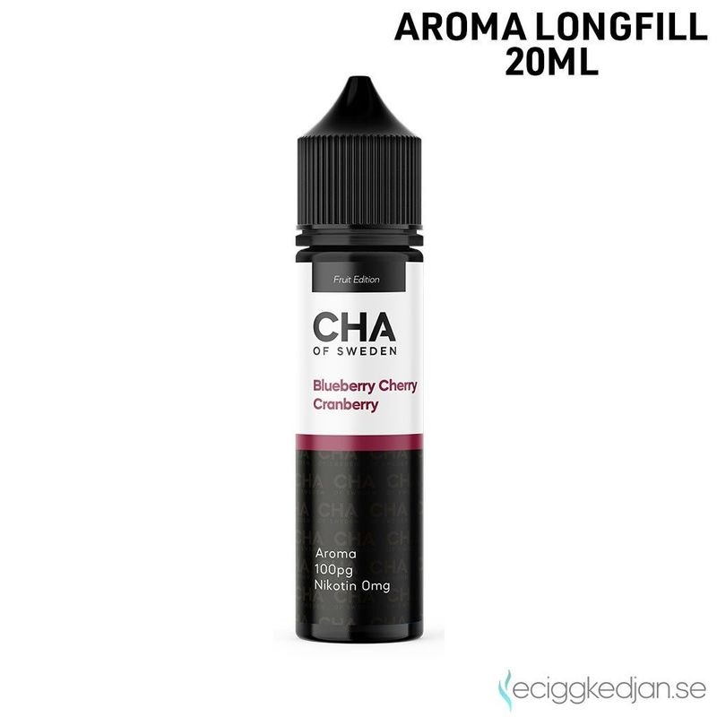 CHA of Sweden Fruit Edition | Blueberry Cherry Cranberry | 20ml Aroma Longfill