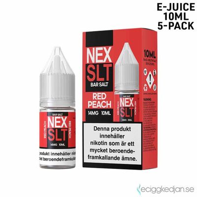 NEX SLT Fruits | Red Peach | 10ml E-Juice | 5pack