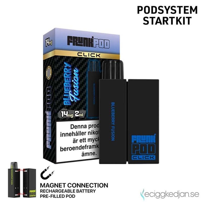 Pod Click Kit | Frunk | Blueberry Fusion | Batteri inkl Förfylld Pod
