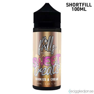 No Frills | Sweet Treats Cookies Cream | 100ml Shortfill