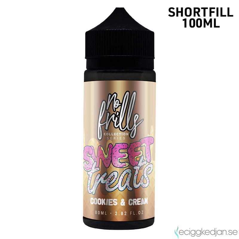 No Frills | Sweet Treats Cookies Cream | 100ml Shortfill