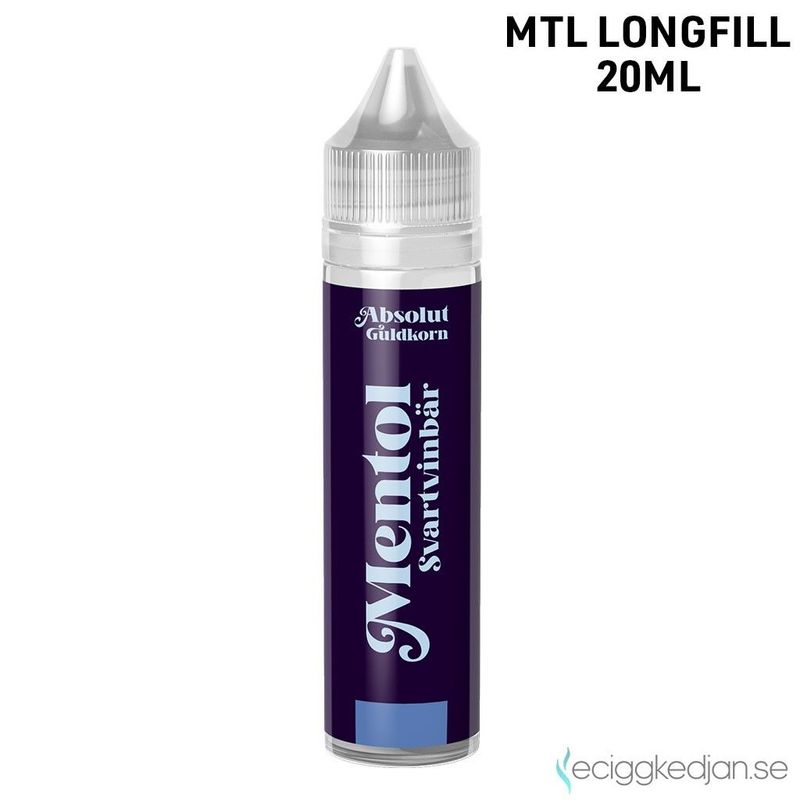 Absolut Guldkorn | Mentol Svartvinbär | 20ml Longfill