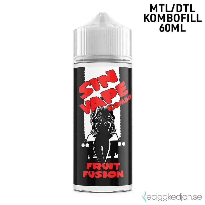 Sin Vape | Fruit Fusion | 60ml Kombofill