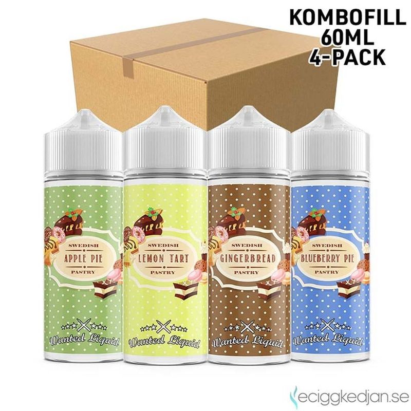 Swedish Pastry | Komplett Pack | 4st*Kombofill 60ml