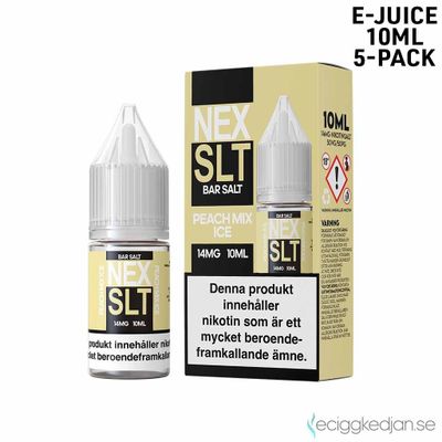 NEX SLT ICE | Peach Mix Ice | 10ml E-Juice | 5pack