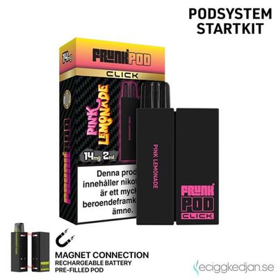 Pod Click Kit | Frunk | Pink Lemonade | Batteri inkl Förfylld Pod