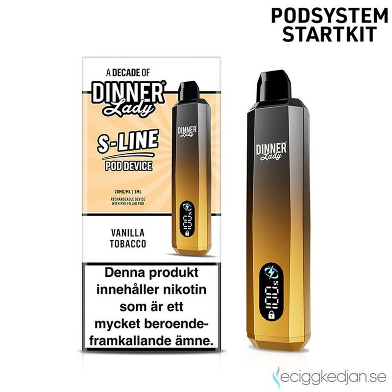 Dinner Lady S-Line | Vanilla Tobacco | Podsystem
