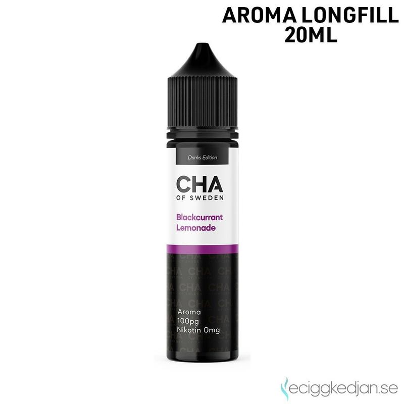 CHA of Sweden Drinks Edition | Blackcurrant Lemonade | 20ml Aroma Longfill