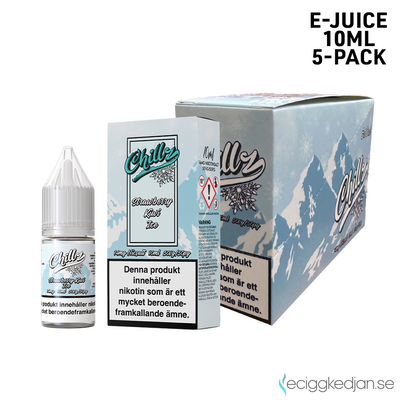 Chillz | Strawberry Kiwi Ice | 10ml E-Juice | 5pack
