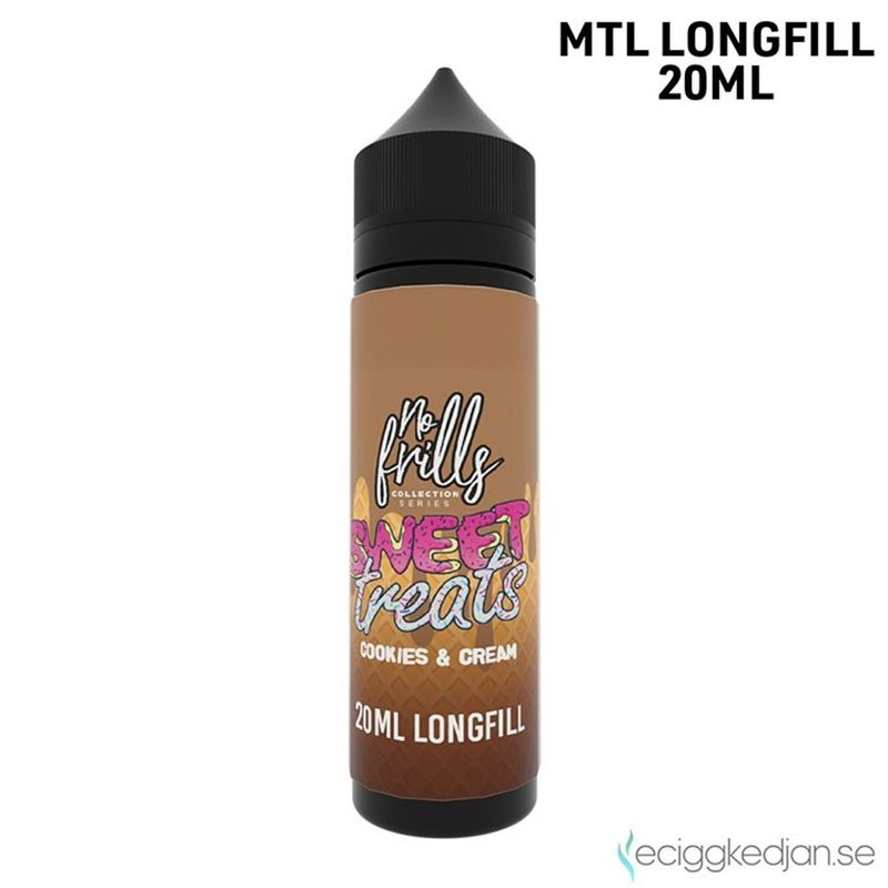 No Frills | Sweet Treats Cookies Cream | 20ml Longfill