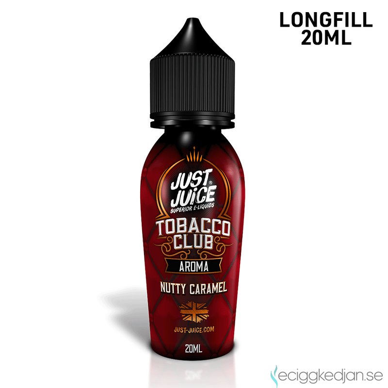 Just Juice Tobacco Club | Nutty Caramel | 20ml Longfill