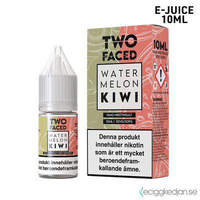 Two Faced | Watermelon Kiwi | 10ml E-Juice | OBS!! Kort/Utgånget Datum