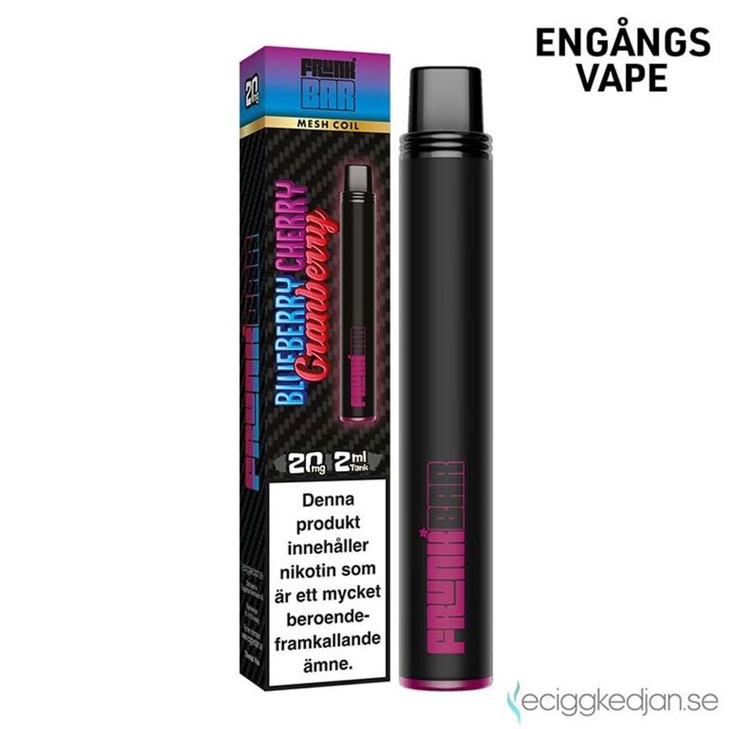 Frunk Bar | Blueberry Cherry Cranberry | Engångsvape