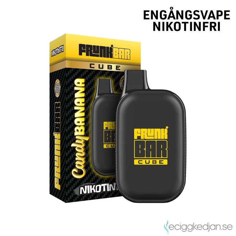 Frunk Bar Cube ZERO | Candy Banana | Nikotinfri Engångsvape
