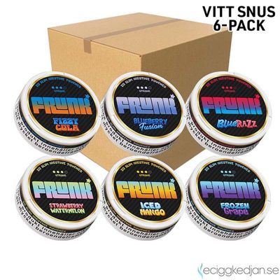 Frunk Slim | Komplett Pack | All White | 6*1pack
