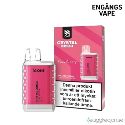 N One Crystal Cube | Fizzy Cherry | Engångsvape