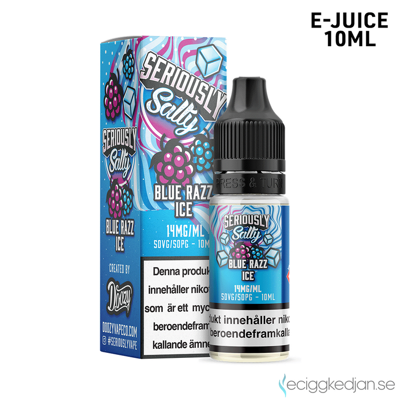 Seriously Salty | Blue Razz Ice | 10ml E-Juice