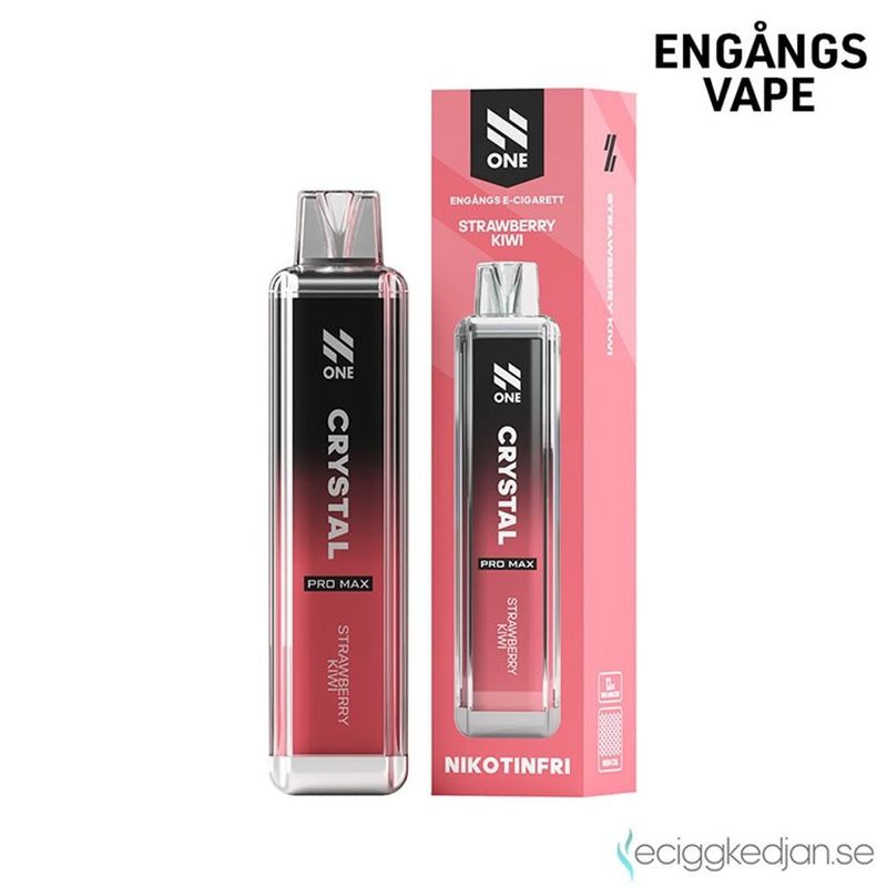 N One Crystal ZERO | Strawberry Kiwi | Engångsvape