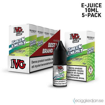 IVG Salts | Green Energy | 10ml E-Juice | 14,5mg Saltnikotin | 5pack