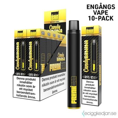 Frunk Bar | Candy Banana | Engångsvape | 10pack