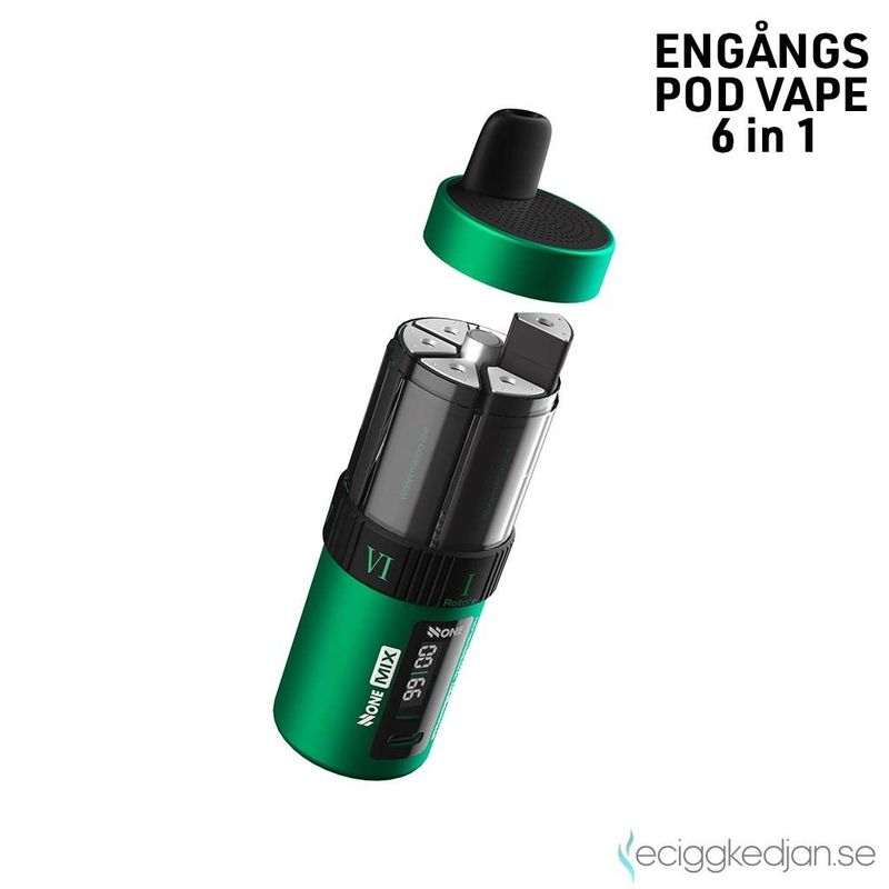 N ONE 6in1 Kit | Watermelon Ice 6*2ml | Engångsvape | 14mg | 1pack