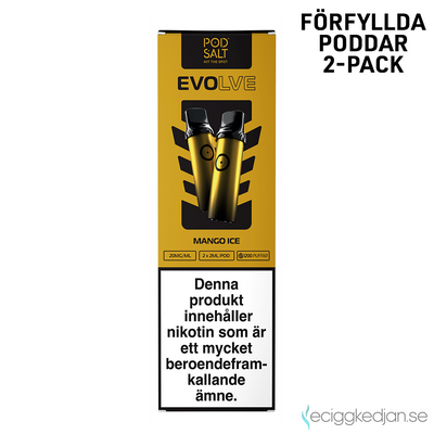 Pod Salt Evolve Pod | Mango Ice | Förfylld Pod | OBS! Utgånget Datum
