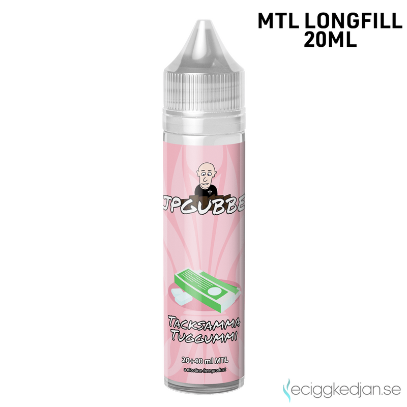 Vejpgubbens | Tacksamma Tuggummi | 20ml Longfill