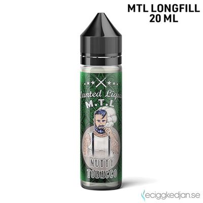 Wanted Liquid | Nutty Tobacco | 20ml Longfill