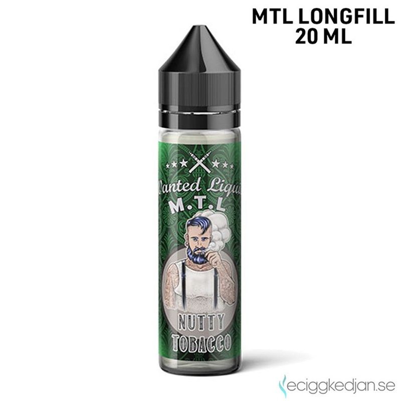 Wanted Liquid | Nutty Tobacco | 20ml Longfill