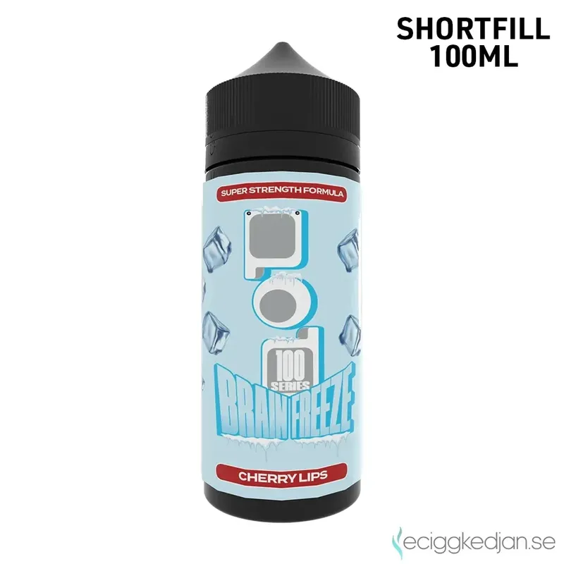 Pod 100 Brain Freeze | Cherry Lips | 100ml Shortfill