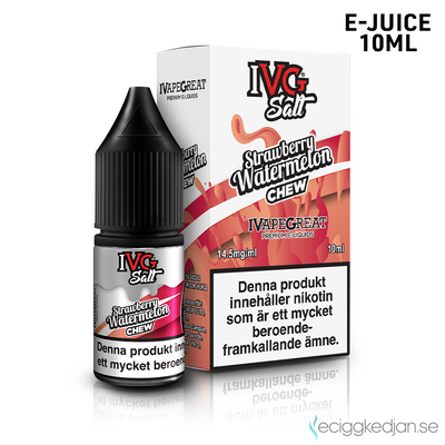 IVG Salts | Strawberry Watermelon Chew | 10ml E-Juice | 14,5mg Saltnikotin
