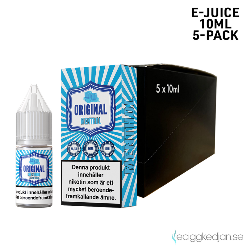 Original Salt | Menthol | 10ml E-Juice | 5pack