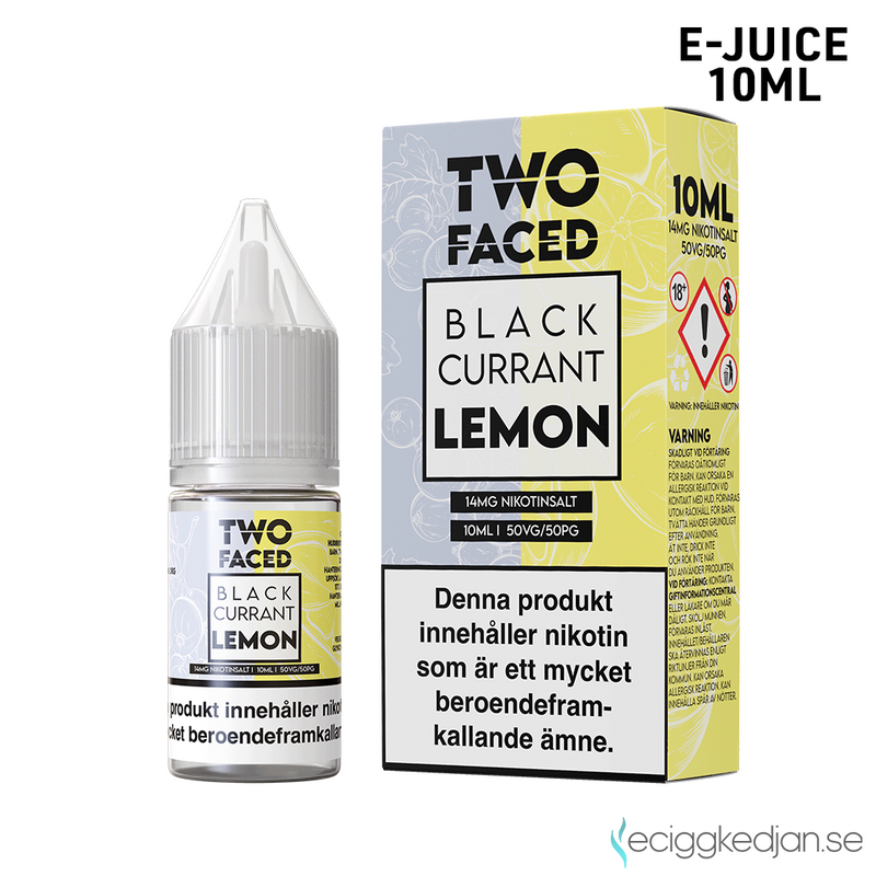 Two Faced | Blackcurrant Lemon | 10ml E-Juice