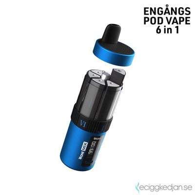 N ONE 6in1 Kit | Blueberry  6*2ml | Engångsvape | 14mg | 1pack