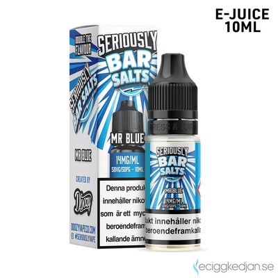 Seriously Bar Salts | Mr Blue | 10ml E-Juice