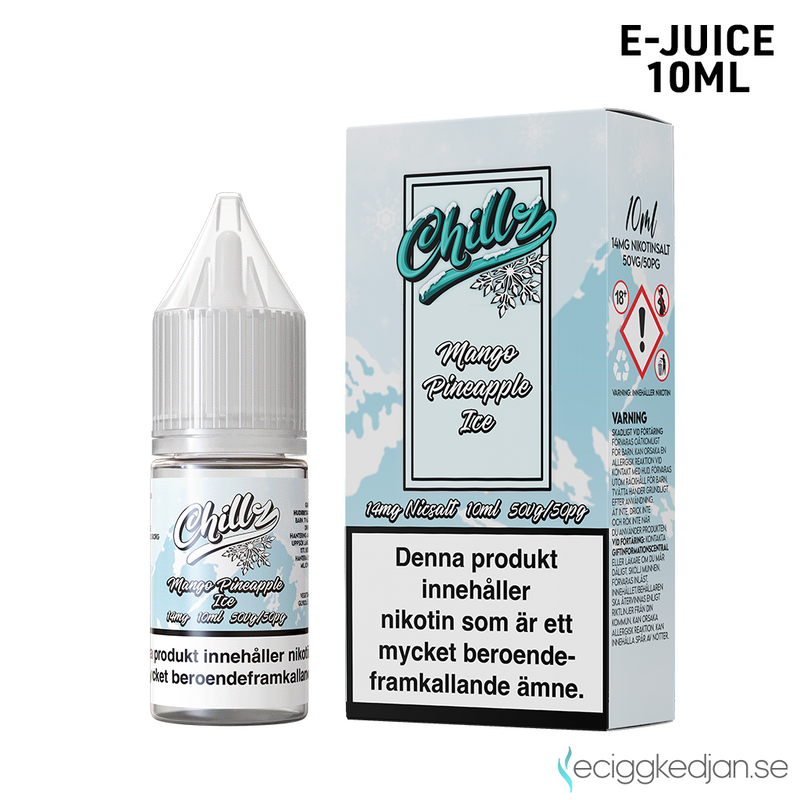 Chillz | Mango Pineapple Ice | 10ml E-Juice