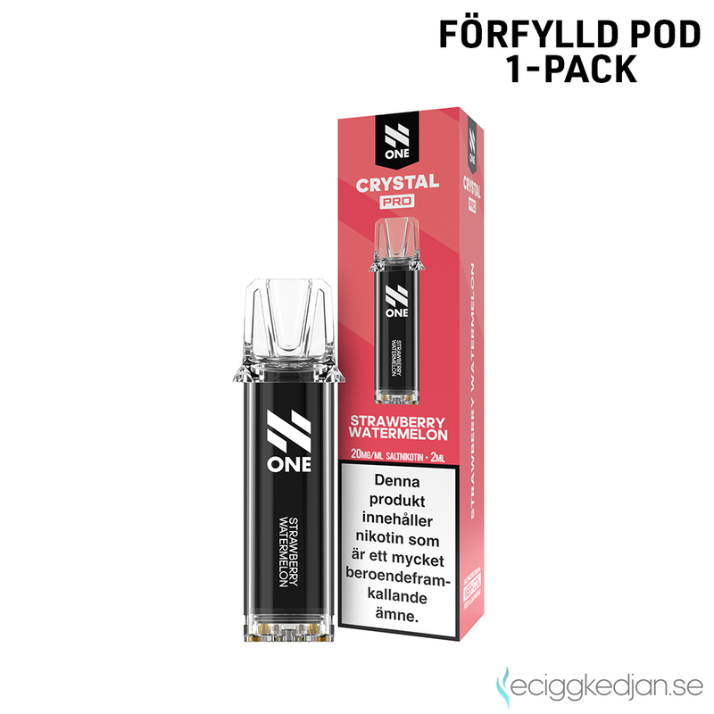 N One Crystal PRO | Strawberry Watermelon | Förfylld Pod