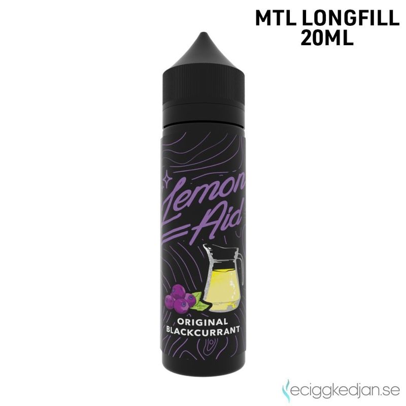Lemon Aid | Original Blackcurrant | 20ml Longfill