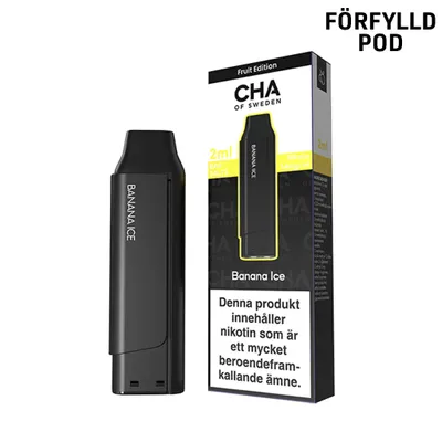 CHA of Sweden | Banana Ice | Förfylld Pod
