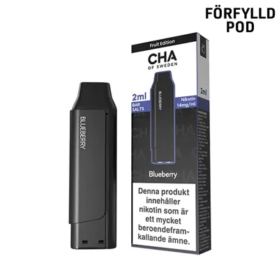 CHA of Sweden | Blueberry | Förfylld Pod