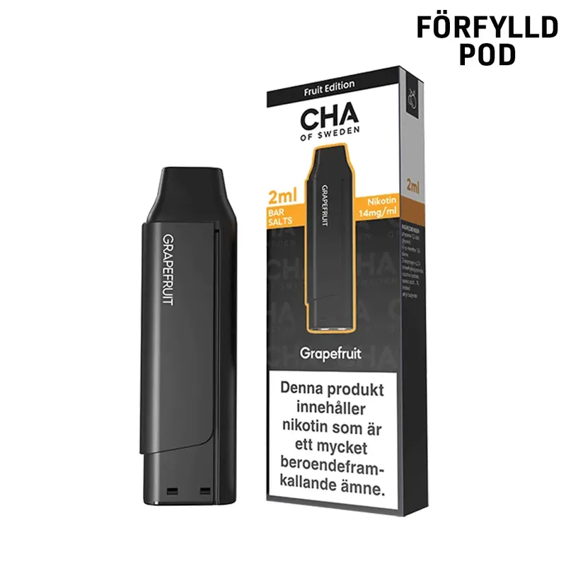 CHA of Sweden | Grapefruit | Förfylld Pod