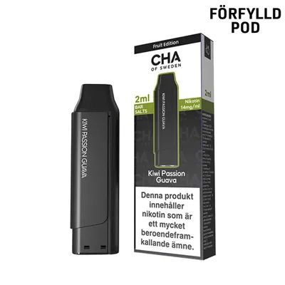 CHA of Sweden | Kiwi Passion Guava | Förfylld Pod