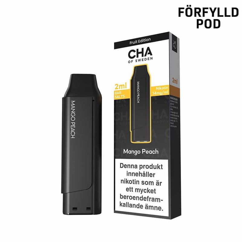 CHA of Sweden | Mango Peach | Förfylld Pod