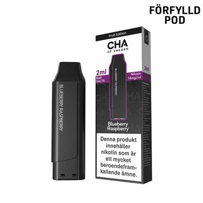 CHA of Sweden | Blueberry Raspberry | Förfylld Pod