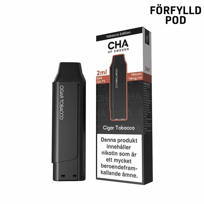 CHA of Sweden | Cigar Tobacco | Förfylld Pod