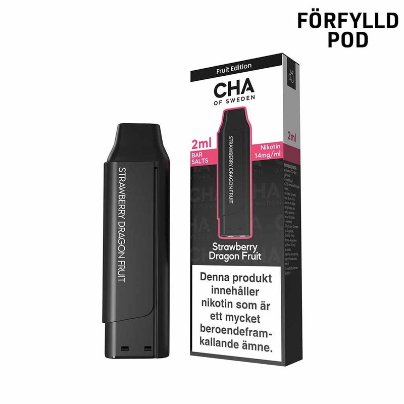 CHA of Sweden | Strawberry Dragon Fruit | Förfylld Pod