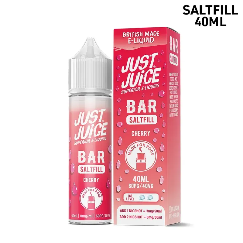 Just Juice Bar | Cherry | 40ml Saltfill