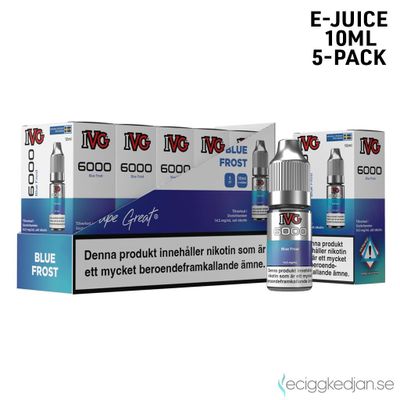 IVG 6000 | Blue Frost | 10ml E-Juice | 14,5mg Saltnikotin | 5pack